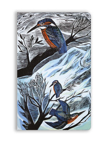 Angela Harding: Suffolk Kingfishers (Soft Touch Journal) by Flame Tree Studio, 9781835625866