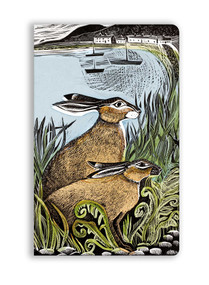 Angela Harding: Rathlin Hares (Soft Touch Journal) by Flame Tree Studio, 9781835625873