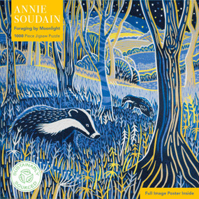 Adult Sustainable Jigsaw Puzzle Annie Soudain: Foraging by Moonlight (1000-pieces. Ethical, Sustainable, Earth-friendly) by Flame Tree Studio, 9781835625897