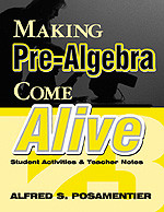 Making Pre-Algebra Come Alive (Student Activities and Teacher Notes) - 9780761975953 by Alfred S. Posamentier, 9780761975953