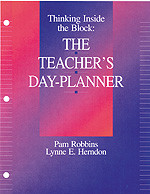 Thinking Inside the Block (The Teacher′s Day-Planner) by Pam Robbins, Lynne E. Herndon, 9780803967809