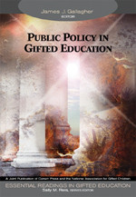 Public Policy in Gifted Education by James J. Gallagher, Sally M. Reis, Series Editor, 9781412904377