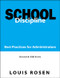 School Discipline (Best Practices for Administrators) by Louis Rosen, 9781412913485
