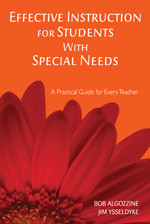 Effective Instruction for Students With Special Needs (A Practical Guide for Every Teacher) - 9781412939447 by Bob Algozzine, Jim Ysseldyke, 9781412939447
