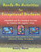 Hands-On Activities for Exceptional Students (Educational and Pre-Vocational Activities for Students with Cognitive Delays) by Beverly Thorne, 9781890455316