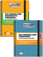 BUNDLE: The Common Core Companions: Literacy & Mathematics, Grades 3-5 by Leslie A. Blauman, Linda M. Gojak, 9781506380452