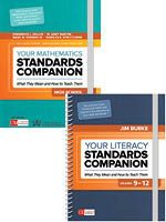 BUNDLE: Your Standards Companions: Literacy & Mathematics, Grades 9-12 by Frederick L. Dillon, James J. Burke, 9781544361130