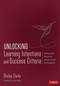 Unlocking: Learning Intentions (Shifting From Product to Process Across the Disciplines) by Shirley Clarke, 9781544399683