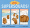 Supersquads!: Animal Heroes by Heather Lang, Jamie Harper, Jamie Harper, 9781536217988
