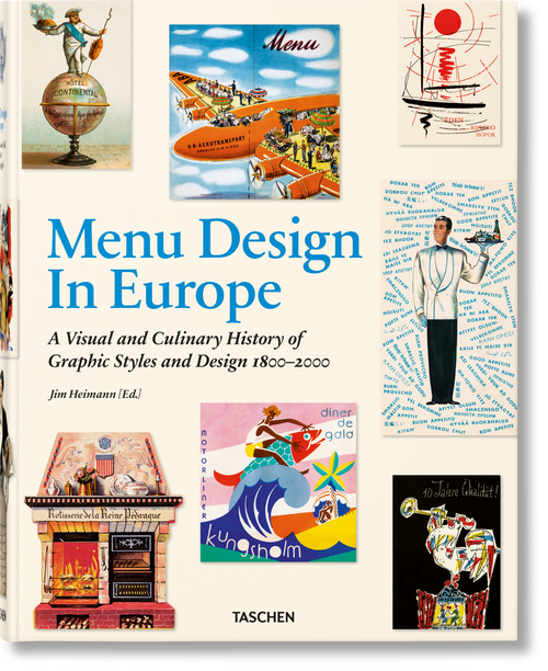 Menu Design in Europe (Bi-Lingual Edition) by Steven Heller, Jim Heimann, 9783836578738