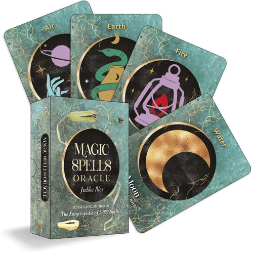 Magic Spells Oracle ((36 Full-Color Cards and 128-Page Guidebook)) by Judika Illes, 9781578639229