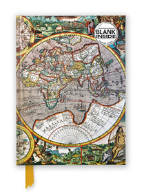 Antique Map (Foiled Blank Journal) by Flame Tree Studio, 9781835625835