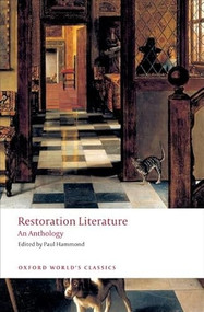 Restoration Literature (An Anthology) by Paul Hammond, 9780199555192
