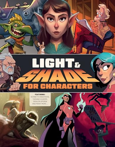 Light & Shade for Characters by Kenneth Anderson, Taraneh Karimi, 3dtotal Publishing, Ognjen Sporin, 9781915992192