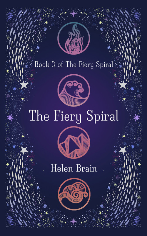 The Fiery Spiral by Helen Brain, 9781960803238