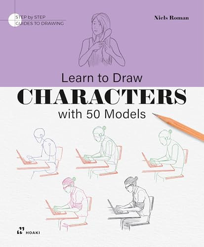 Learn to Draw Characters with 50 Models by Niels Roman, 9788410650657