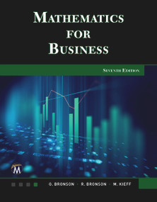 Mathematics for Business by Gary Bronson, Richard Bronson, Maureen Kieff, 9781683927662