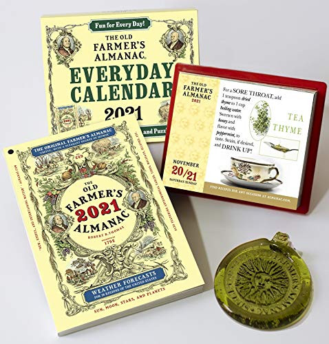 The Old Farmer's Almanac 2021/everyday Box Calendar 2021/sun Catcher Bundle by Old Farmer's Almanac, 9781571988614
