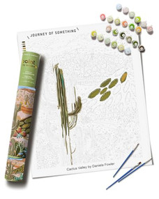 Cactus Valley Paint by Numbers Kit & Canvas - DIY Adult Craft Kit - Artist Designed by Journey of Something, Daniela Fowler, 9781488969089