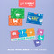 Spanish-English ABC Flash Cards (27 Bilingual Alphabet Flash Cards Featuring Latin American Animals in a Papel Picado Design) by Mike Alfaro, Gerardo Guillén, Blue Star Press, 9781963183443