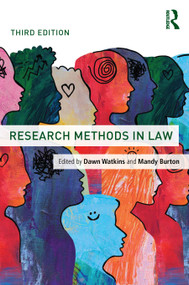 Research Methods in Law - 9781032710341 by Dawn Watkins, Mandy Burton, 9781032710341