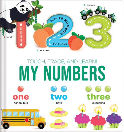 Touch, Trace, and Learn!: My Numbers - Interactive Preschool Counting Book with Tracing, Vocabulary, and Colorful Illustrations for Kids Ages 3-6 by Corinne Delporte, Karina Dupuis, Annie Sechao, CrackBoom! Books, Annie Sechao, Karina Dupuis, Corinne Delporte, 9782898025426