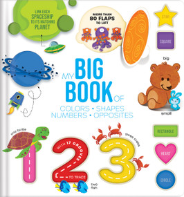 Touch, Trace, and Learn!: My Big Lift-the-Flap Book of Shapes, Colors, Numbers & Opposites | Interactive Tracing Board Book for Toddlers 1-3 | Preschool.. by CrackBoom! Books, Anne Paradis, Karina Dupuis, Chantale Boudreau, Chantale Boudreau, Karina Dupuis, 9782898026027