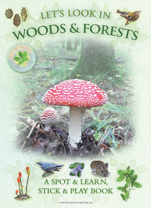 Let's Look in Woods & Forests (A Spot & Learn, Stick & Play Book) by Andrea Pinnington, Caz Buckingham, 9781908489142