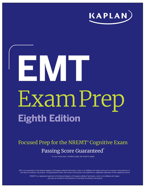 EMT Exam Prep, Eighth Edition: Focused Prep for the NREMT Cognitive Exam + One Full Length Practice Test (2026) by Kaplan Medical, 9781506299303