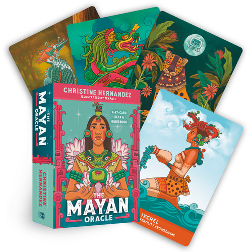 The Mayan Oracle (A 47-Card Deck & Guidebook) by Christine Hernandez, 9781401976118