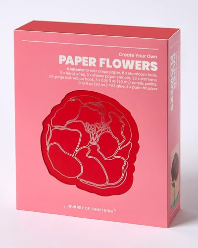 Paper Flower Making Craft - DIY Adult Craft Kit by Journey of Something, 9781488969171