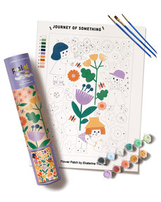 Flower Patch Paint by Numbers Kit - Easy & Fun Painting Set for Kids Ages 5 to 12 (9781488969577)
