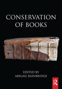 Conservation of Books by Abigail Bainbridge, 9780367754914