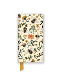 Jade Mosinski: Garden Bees (Foiled Slimline Journal) by Flame Tree Studio, 9781835626054