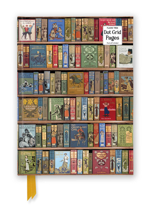 Bodleian Libraries: High Jinks Bookshelves (Foiled Dot Grid Journal) by Flame Tree Studio, 9781835626085