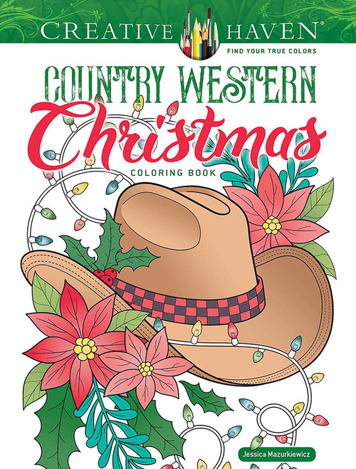 Creative Haven Country Western Christmas Coloring Book by Jessica Mazurkiewicz, 9780486855431
