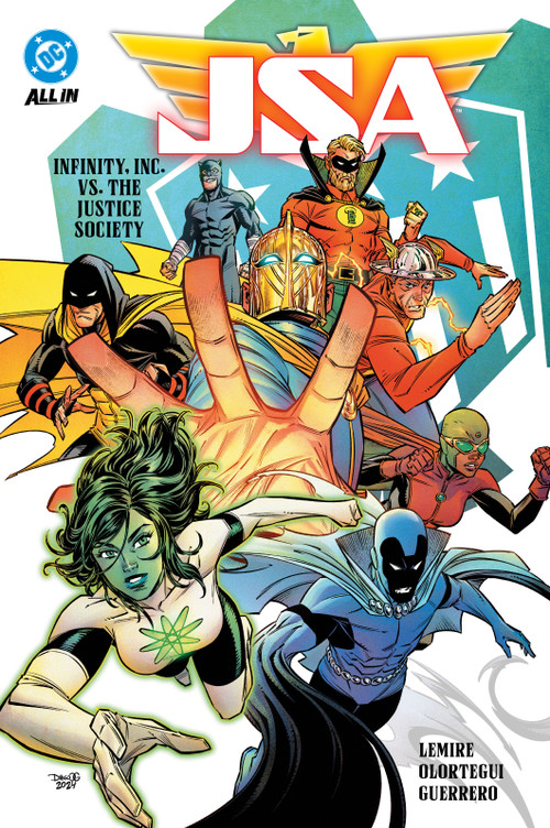 JSA Vol. 1: Infinity, Inc vs. The Justice Society by Jeff Lemire, Diego Olortegui, 9781799505747