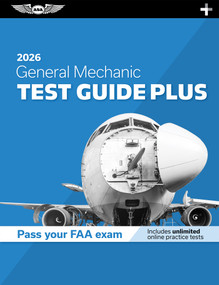 General Mechanic Test Guide Plus 2026 (Paperback plus software to study and prepare for your aviation mechanic FAA Knowledge Exam) by ASA Test Prep Board, 9781644255322