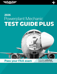 Powerplant Mechanic Test Guide Plus 2026 (Paperback plus software to study and prepare for your aviation mechanic FAA Knowledge Exam) by ASA Test Prep Board, 9781644255353