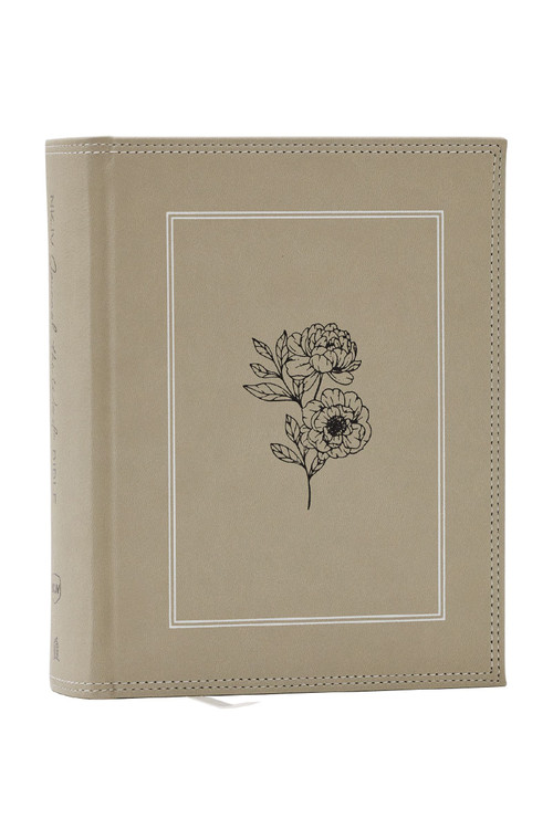 NKJV, Journal the Word Bible, Large Print: Reflect, Journal or Create Art Next to Your Favorite Verses (Stone Leathersoft over board, Red Letter), 9781400352333