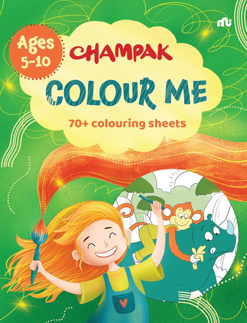 Colour Me 70+ Colouring Sheets by Champak, 9789357023696
