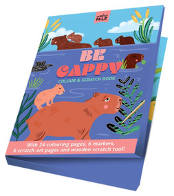 Be Cappy Colour and Scratch Book (Colour & Scratch Book) by Five Mile, 9781923091795