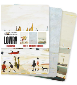 L.S. Lowry: Seascapes Set of 3 Midi Notebooks by Flame Tree Studio, 9781835626177
