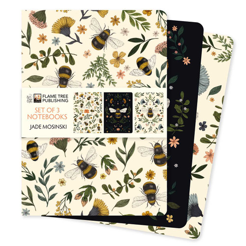 Jade Mosinski Set of 3 Standard Notebooks by Flame Tree Studio, 9781835626191
