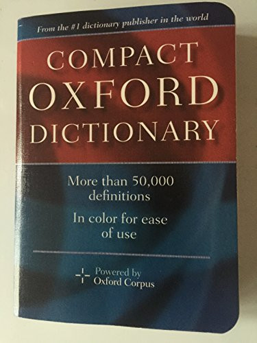 Compact Oxford Dictionary (Spark Publishing) by Oxford University Press, 9781411405097