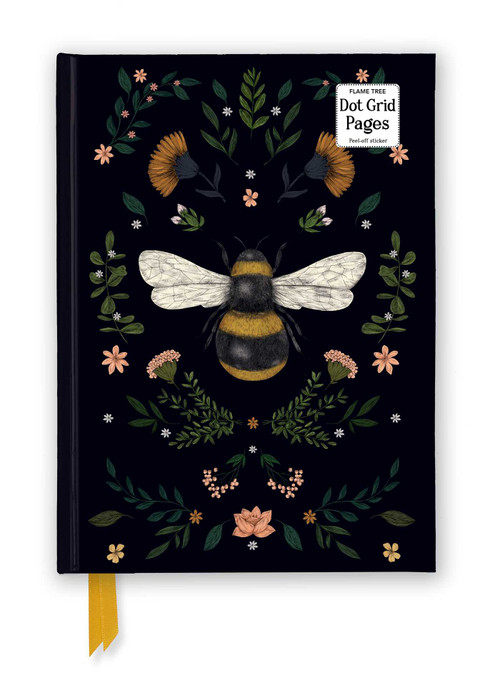 Jade Mosinski: Bee (Foiled Dot Grid Journal) by Flame Tree Studio, 9781835626290