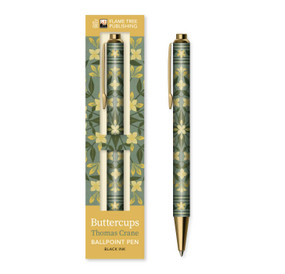 Thomas Crane: Buttercups Boxed Decorative Ballpoint Pen by Flame Tree Studio, 9781835626337