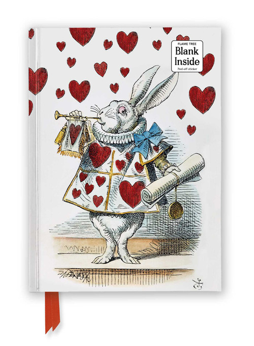 Alice's Adventures in Wonderland: White Rabbit (Foiled Blank Journal) by Flame Tree Studio, 9781835626351