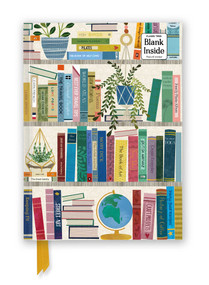Georgia Breeze: Bookshelves (Foiled Blank Journal) by Flame Tree Studio, 9781835626368