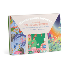 Mushrooms Forever All-in-One Send & Seal Letters Stationery Set by Em & Friends, 9781642465204